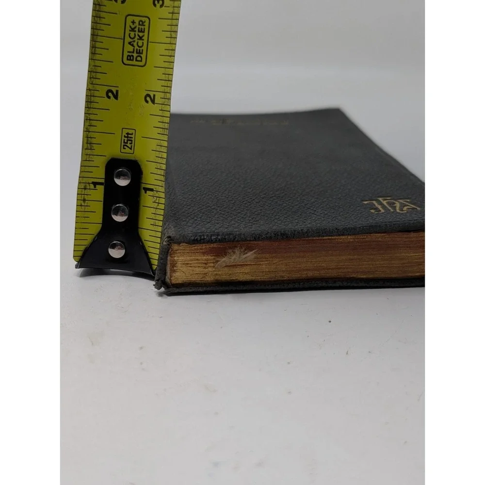 1949 The New Key of Heaven A Complete Prayerbook for Catholics Leather VTG 1940s